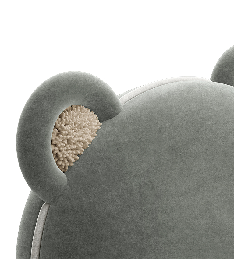 Chaise ourson gris — détail 6