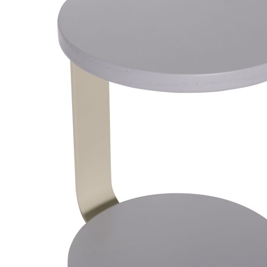 Table de chevet murale gris — détail 4