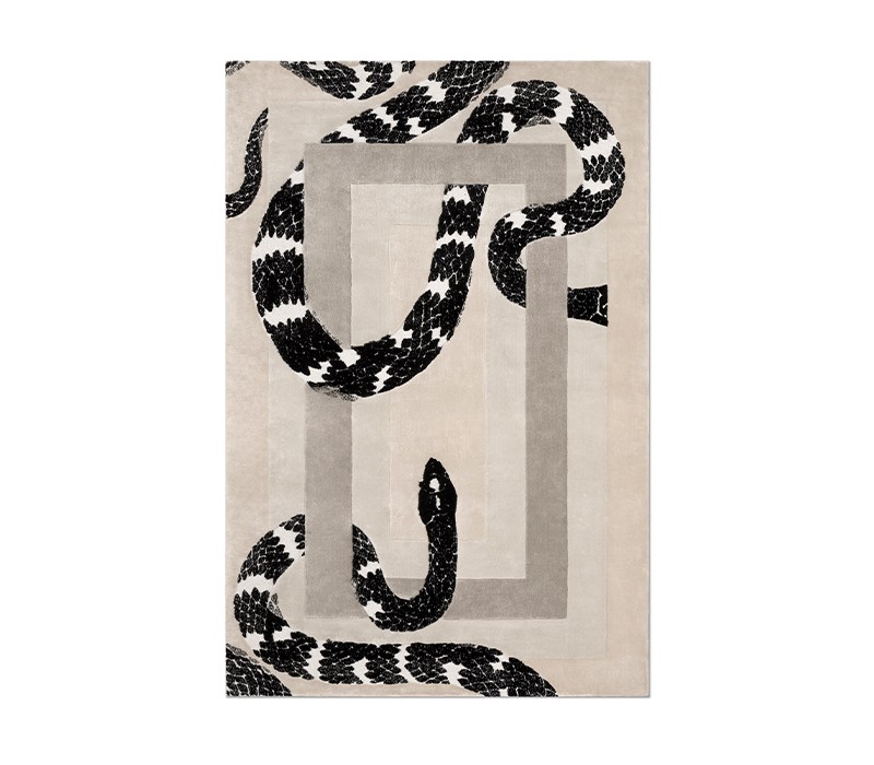 Tapis rectangulaire Imperial Snake
