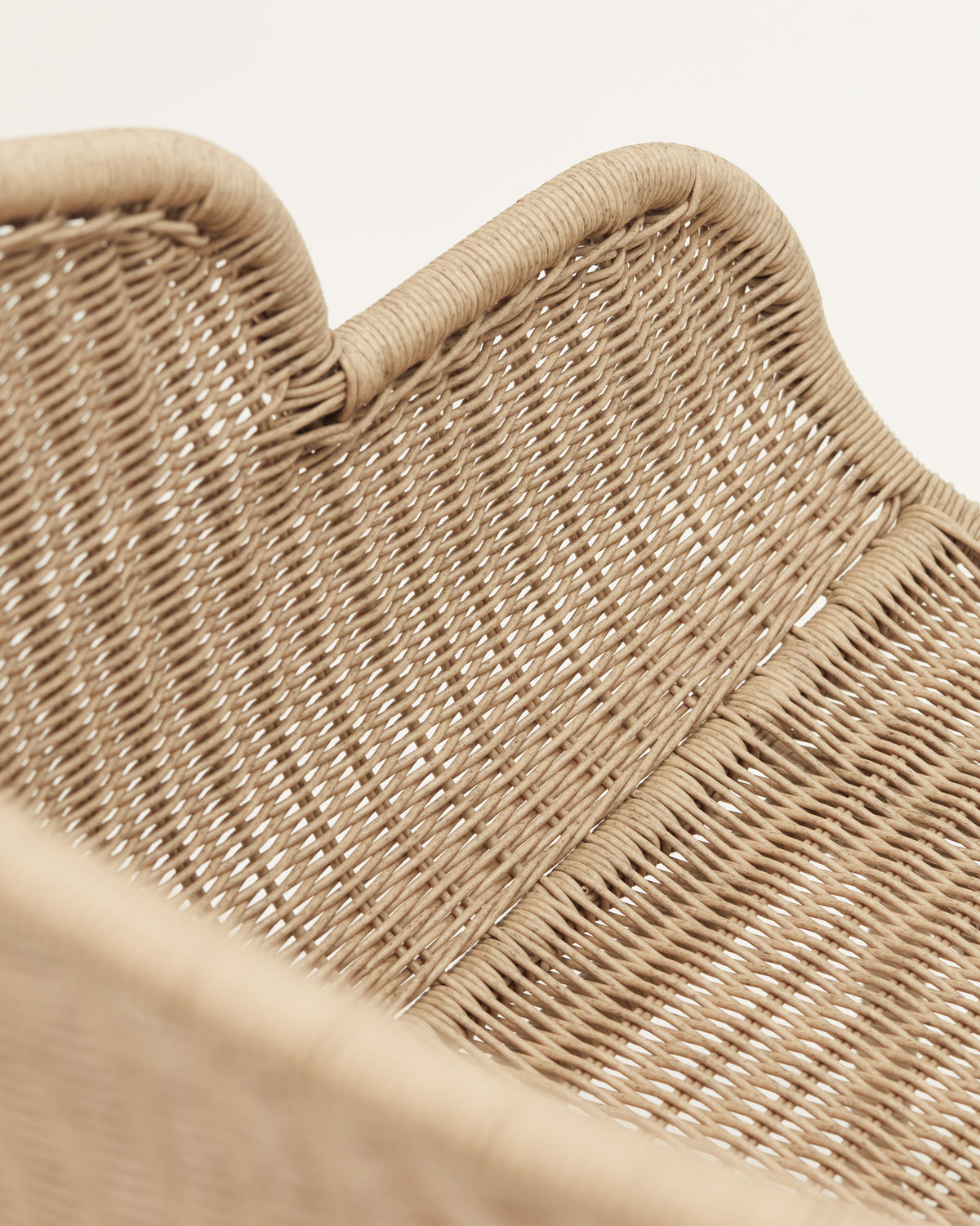 Fauteuil en osier naturel — détail 4