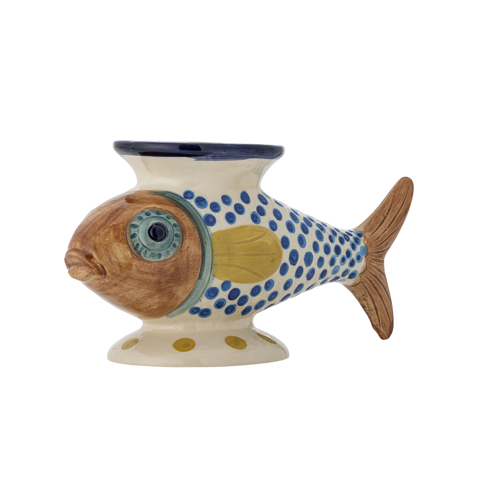 Vase Nobu en grès - Coloris multicolore — détail 4