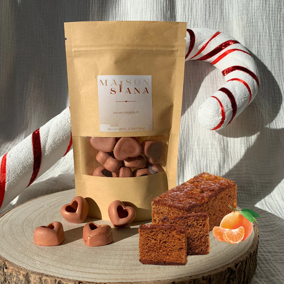 Sachet de fondants parfumés Pain d'épices mandarine 80g — détail 3