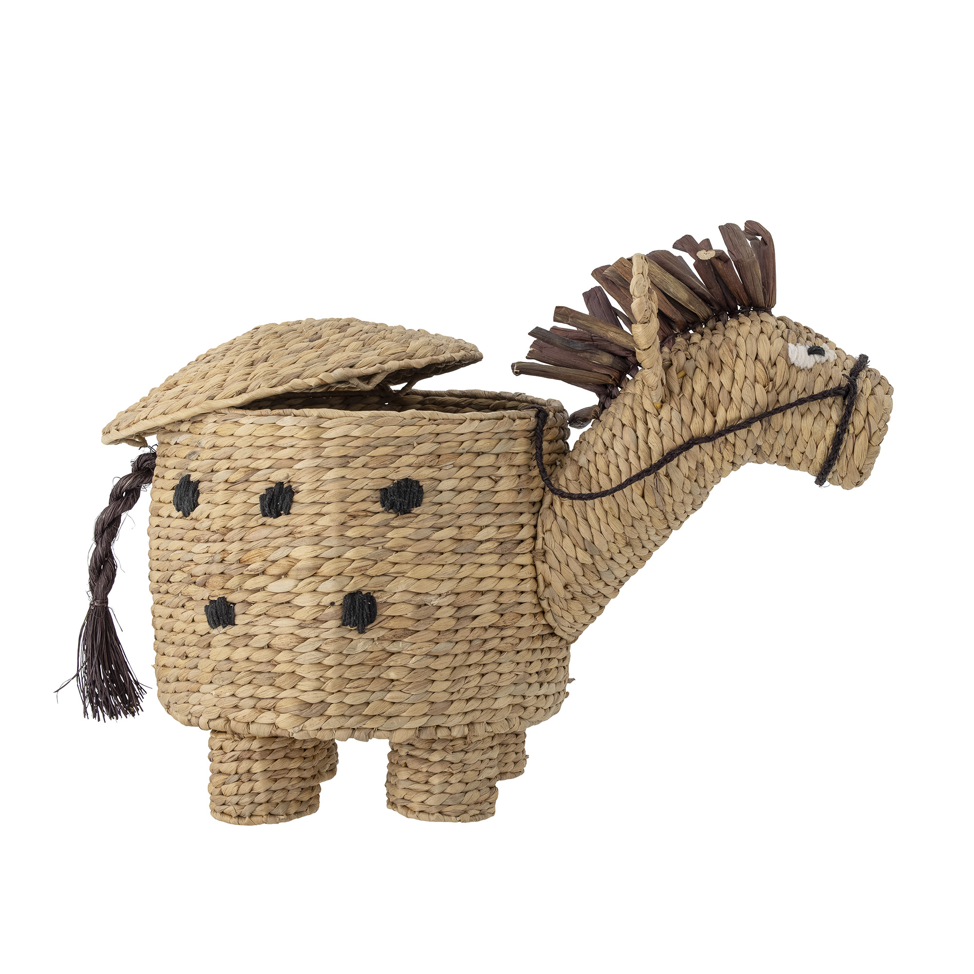 Panier de rangement en forme de cheval avec couvercle — détail 3