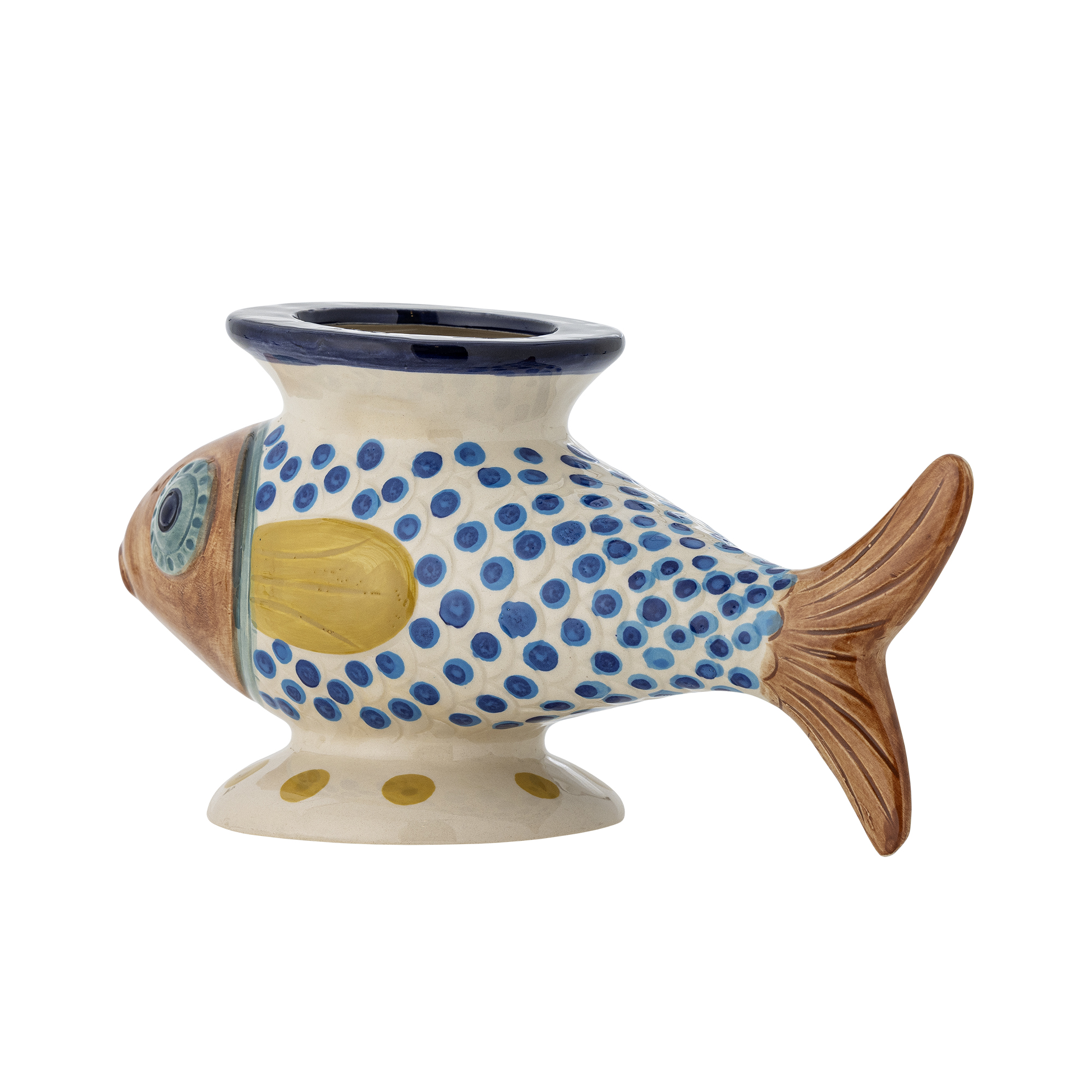 Vase Nobu en grès - Coloris multicolore — détail 3