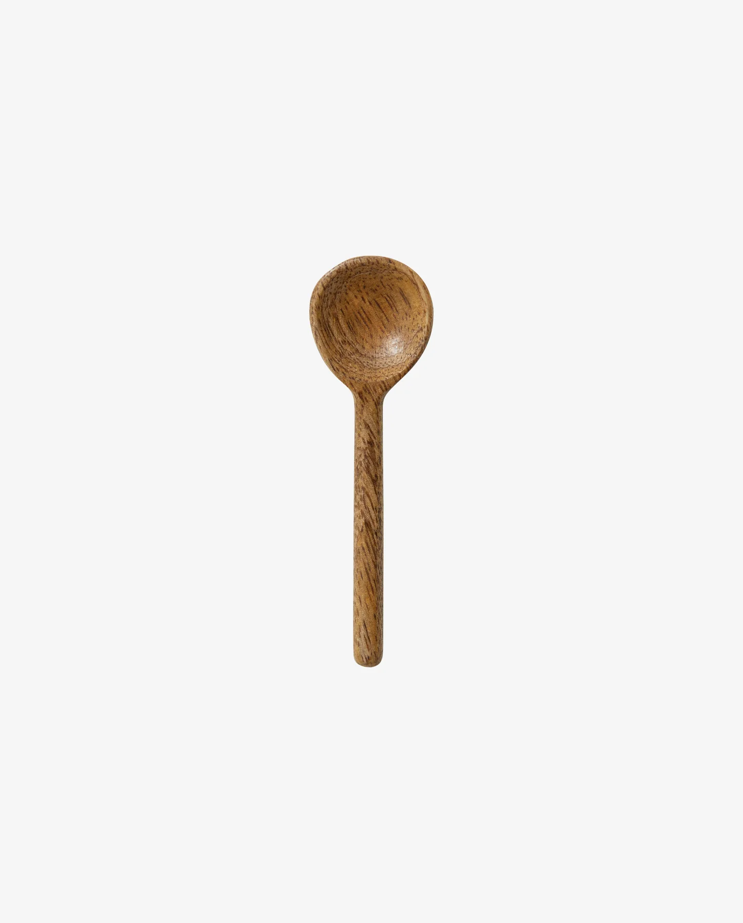 Cuillère boule à manche court en bois de manguier