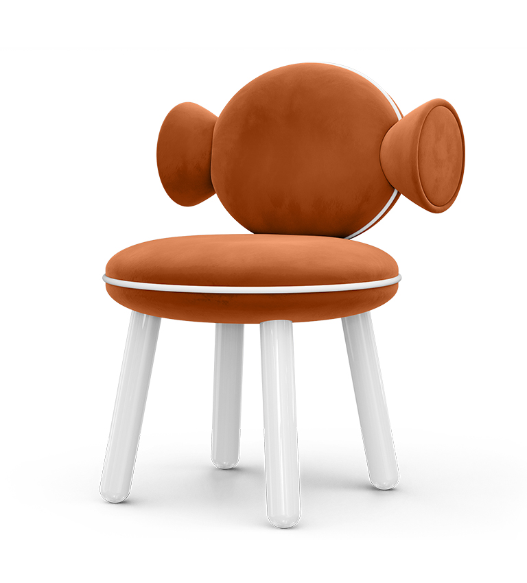 Chaise bonbon orange