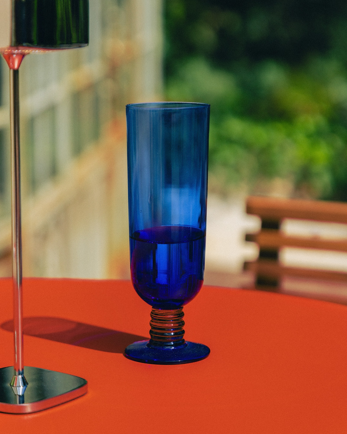 Lot de 4 flûtes à champagne Riva - Bleu Sapphire