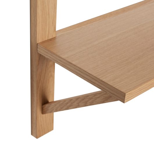 Étagère murale en bois de chêne naturel — détail 3