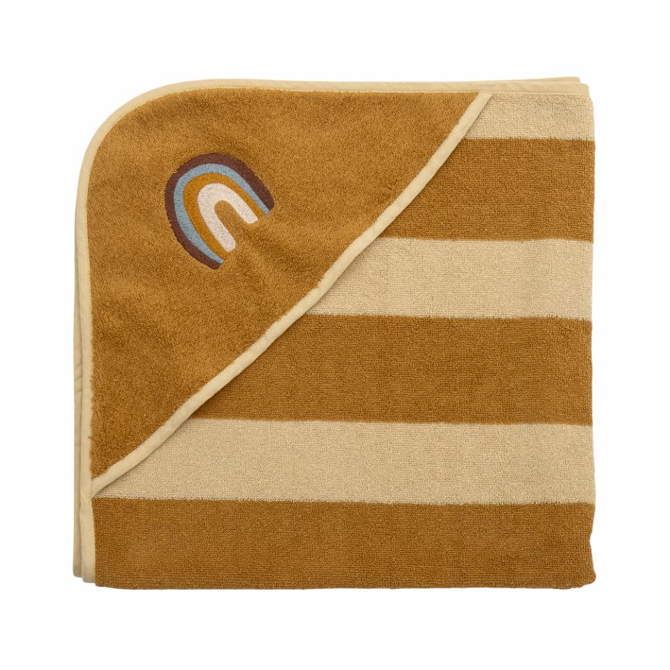Serviette de bain arc-en-ciel brodé — détail 5