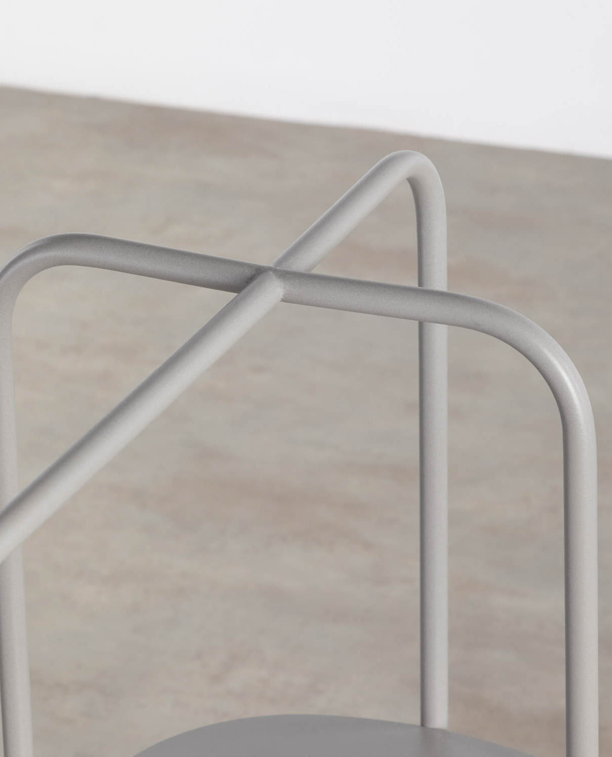 Étagère en acier gris clair — détail 5