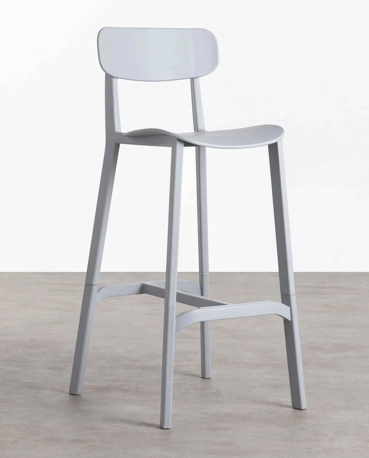 Tabouret haut en polypropylène