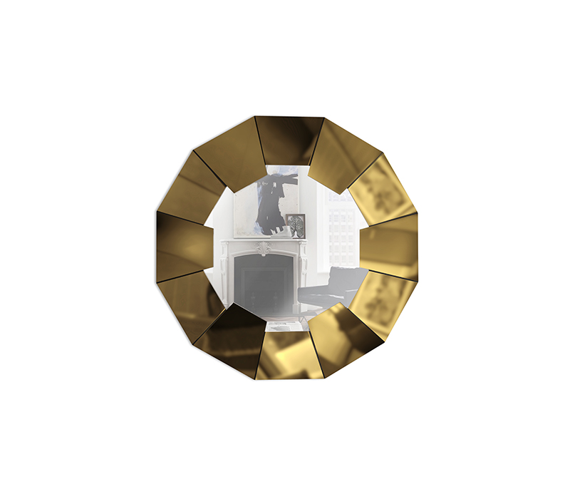 Miroir Darian Gold