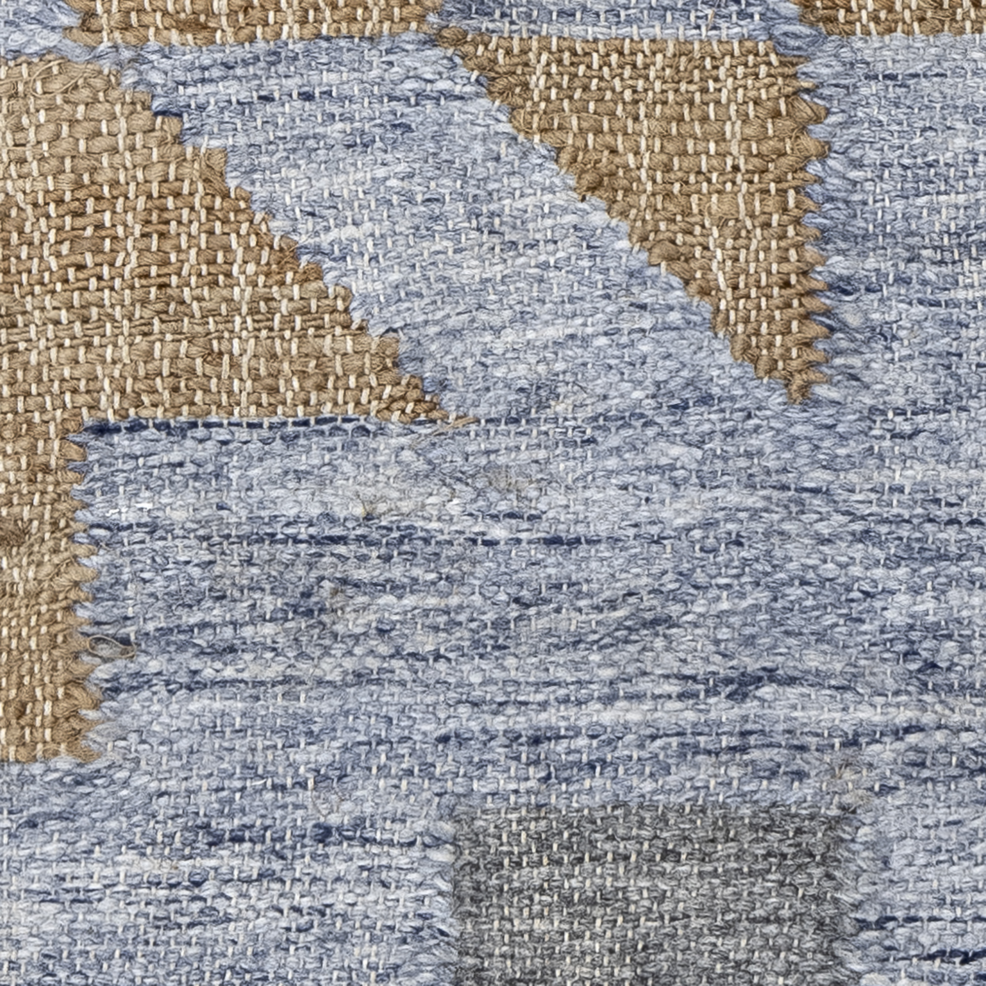Tapis Vikka en jute - Coloris bleu — détail 4