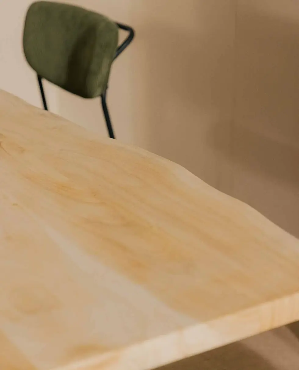 Thumbnail: Table de salle à manger rectangulaire en bois d'acacia