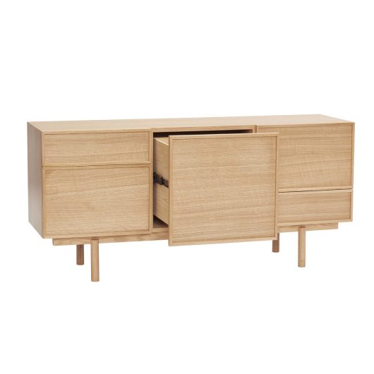 Buffet en bois naturel — détail 4