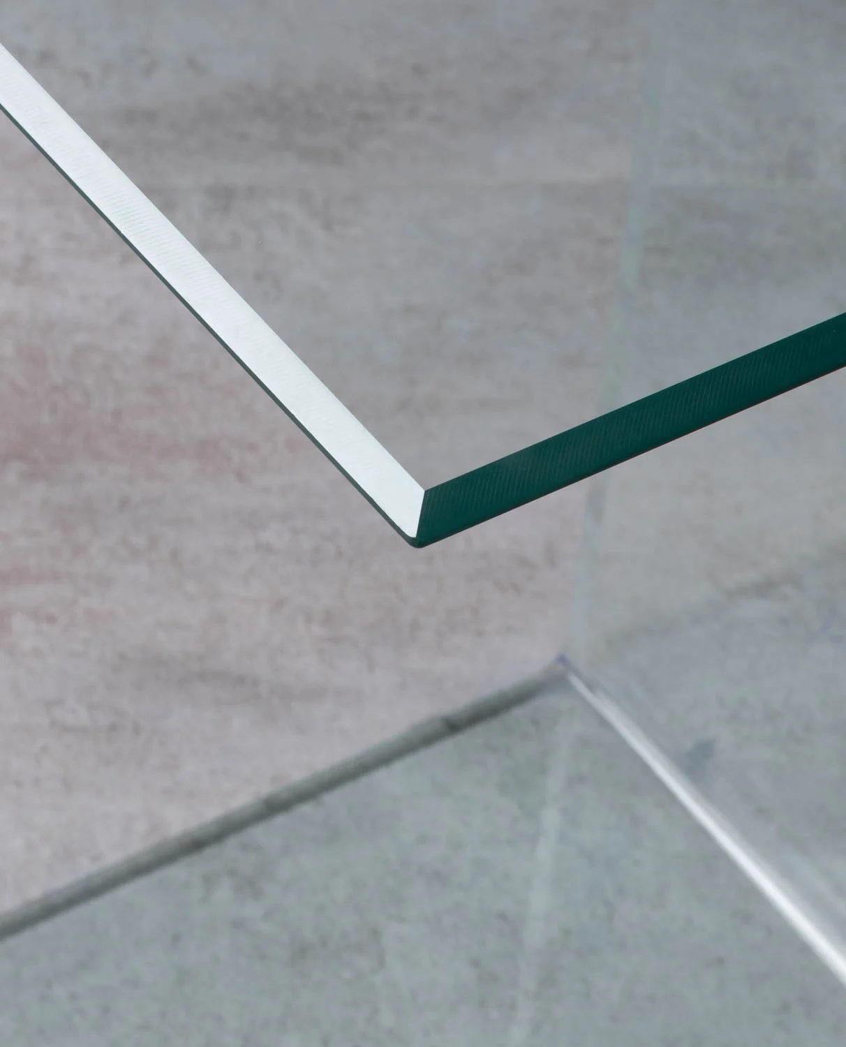 Table d'appoint carré en verre trempé — détail 6