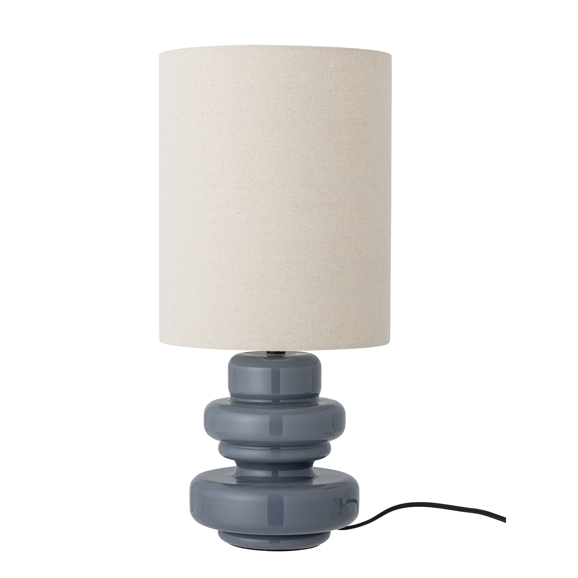 Lampe de table Fabiola en verre - Coloris bleu — détail 5