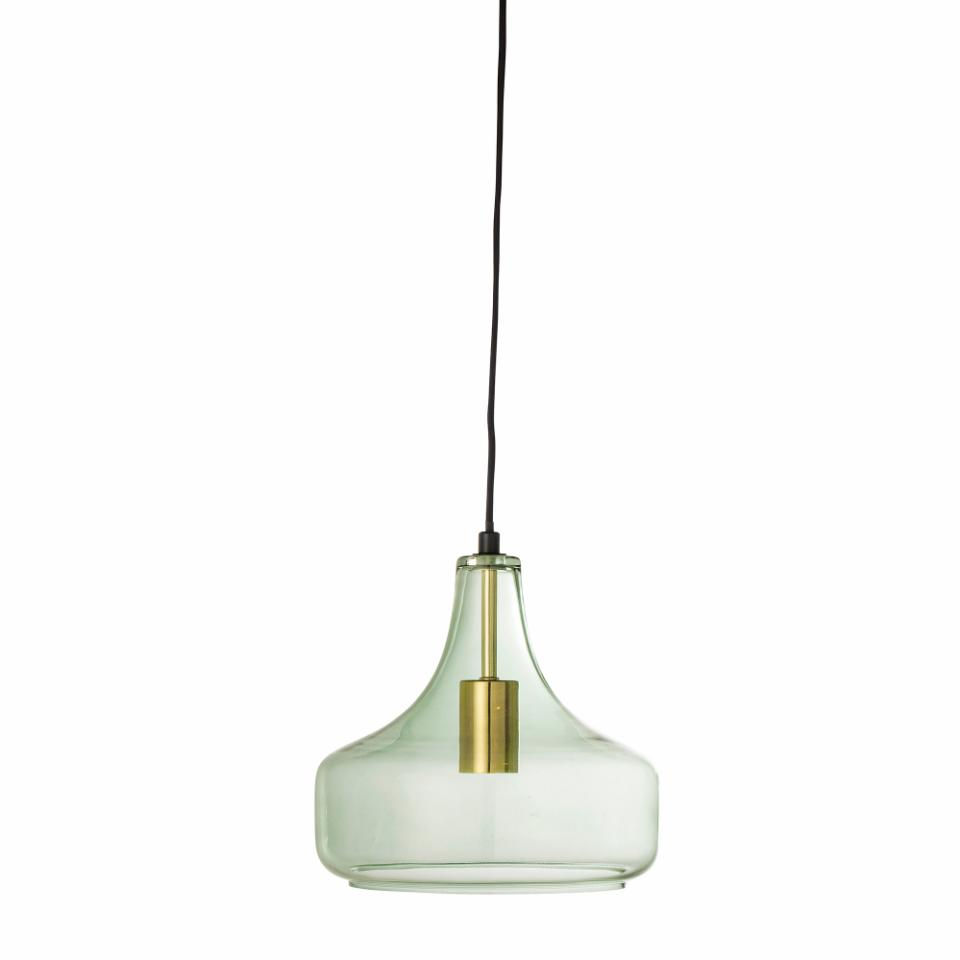 Thumbnail: Suspension minimaliste en verre vert