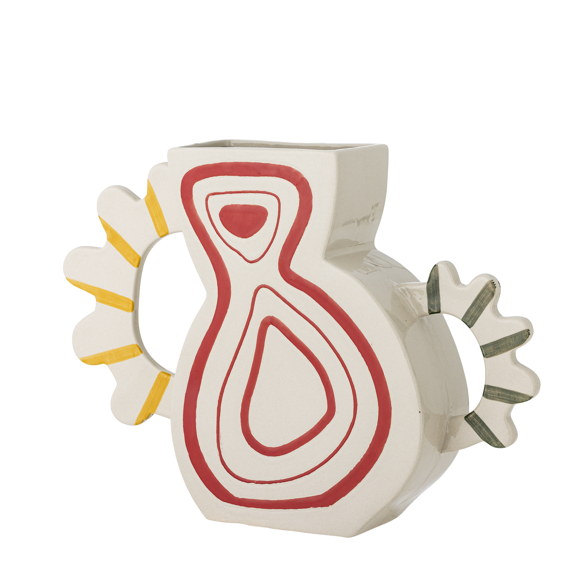Vase Samila en grès - Coloris multicolore — détail 3