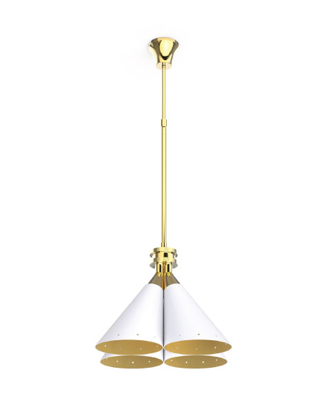 Suspension inspiration bouquet de fleurs