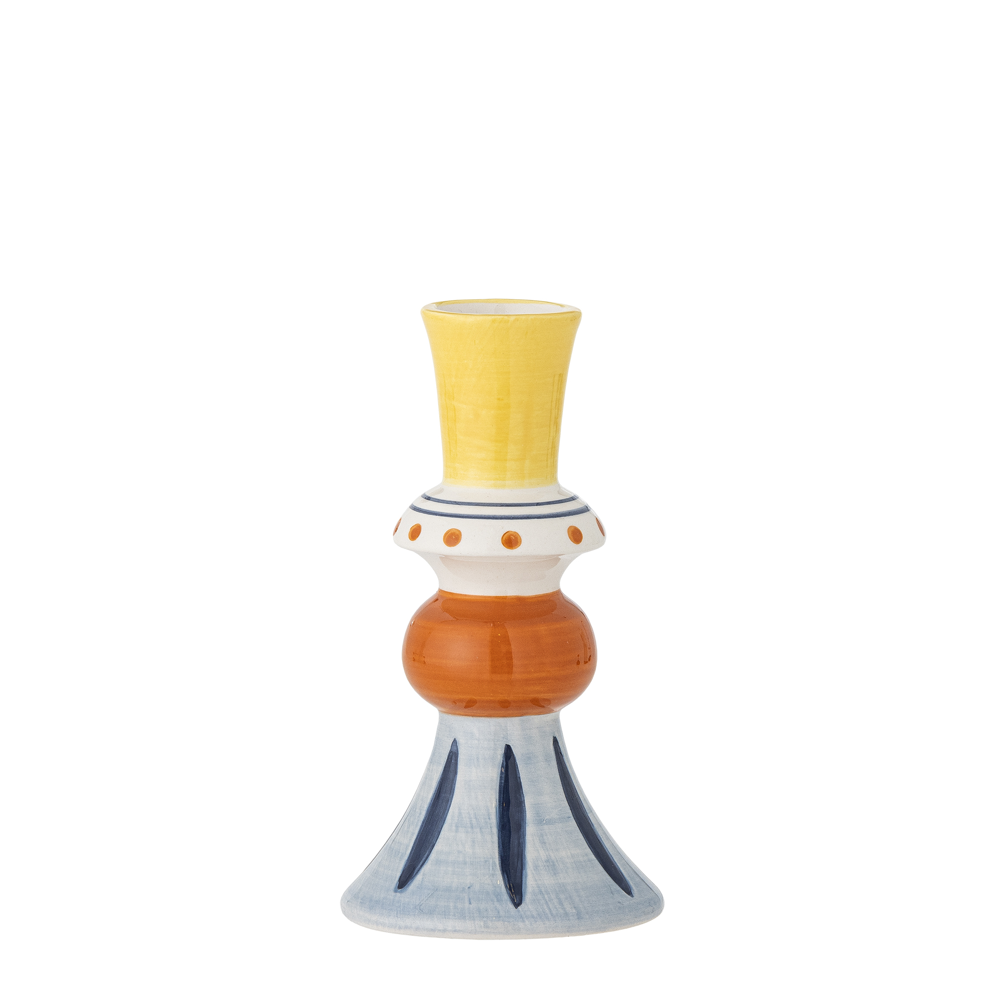 Vase déco Kairi en grès - Coloris multicolore — détail 4