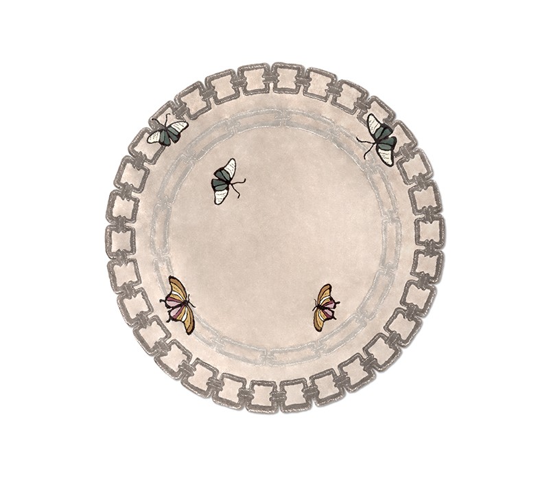 Tapis rond Metamorphosis