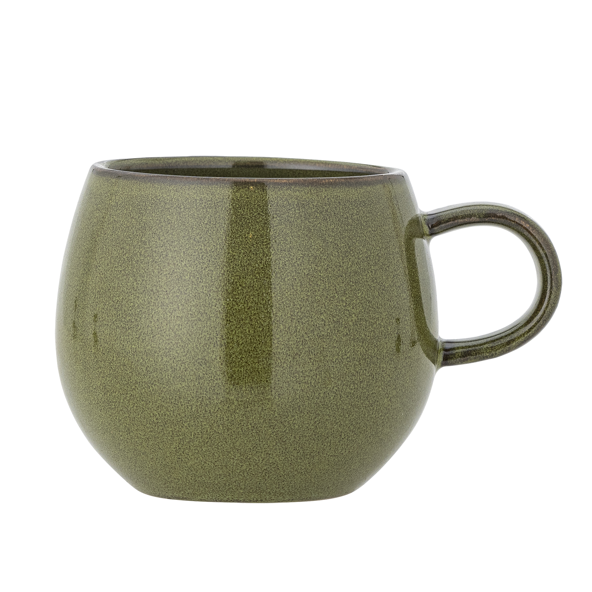 Lot de 3 mugs Addison en grès - Coloris vert — détail 5