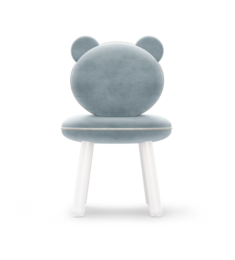 Chaise ourson bleu — détail 3