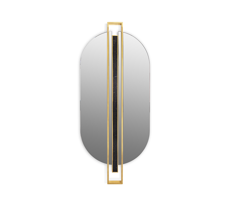 Miroir ovale Shield