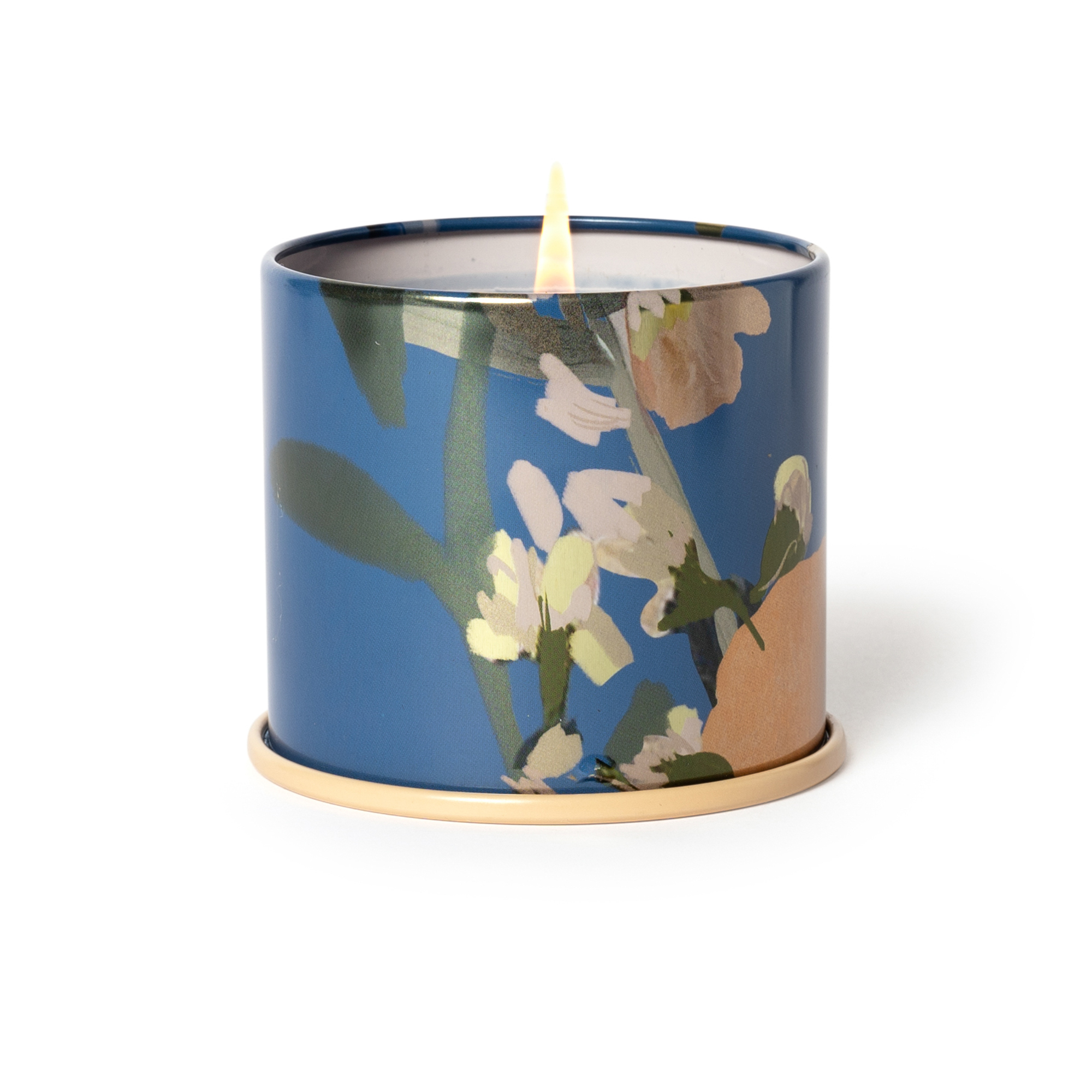 Bougie parfumée en boîte métal Citrus Crush - Coloris bleu — détail 5