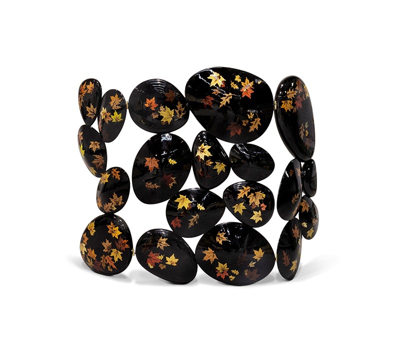 Paravent Gold Marquetry