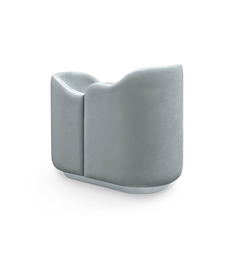 Lit forme de nuage gris — détail 6