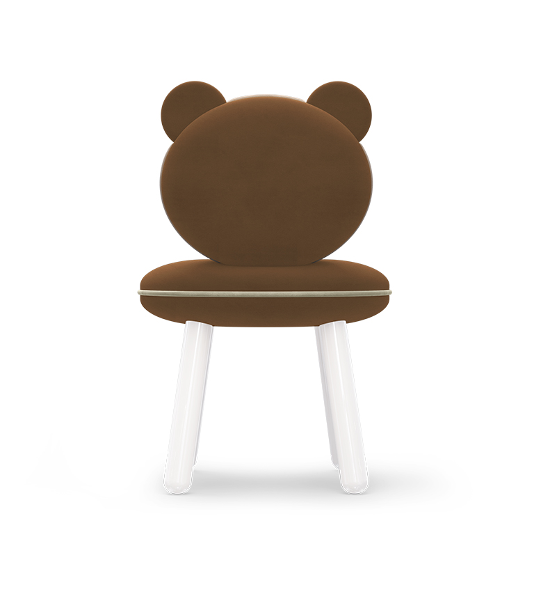 Chaise ourson marron — détail 3