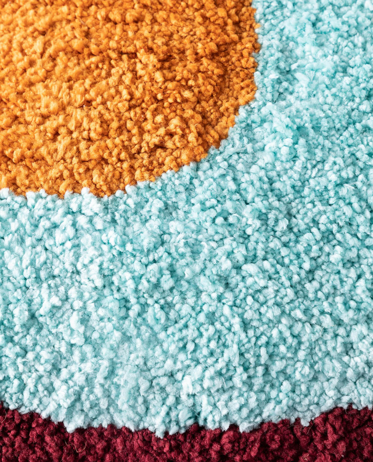 Coussin carré en coton et polyester — détail 5