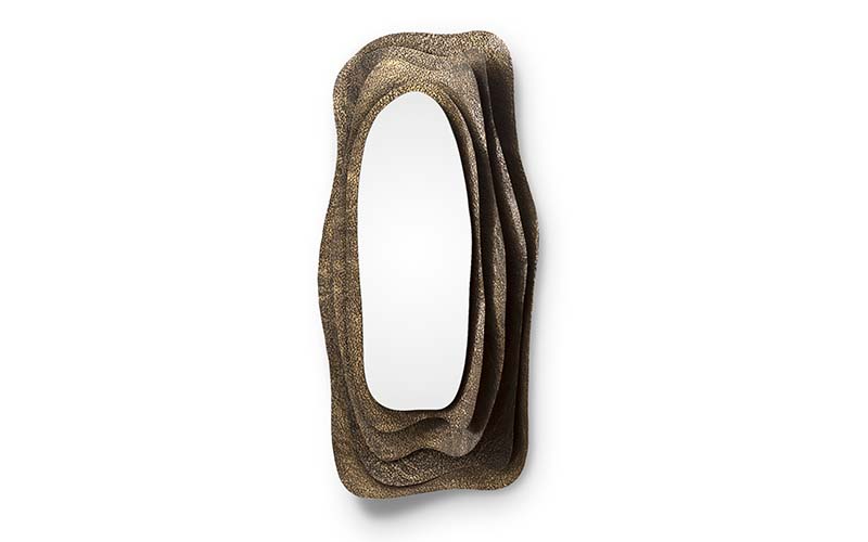 Miroir rectangulaire inspiration huître — détail 3