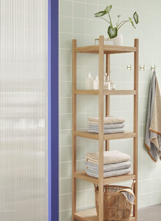 Étagère simple en bois de chêne naturel certifiée FSC