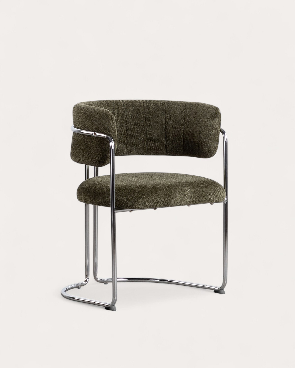 Chaise en tissu et métal Petra - Coloris au choix — détail 5