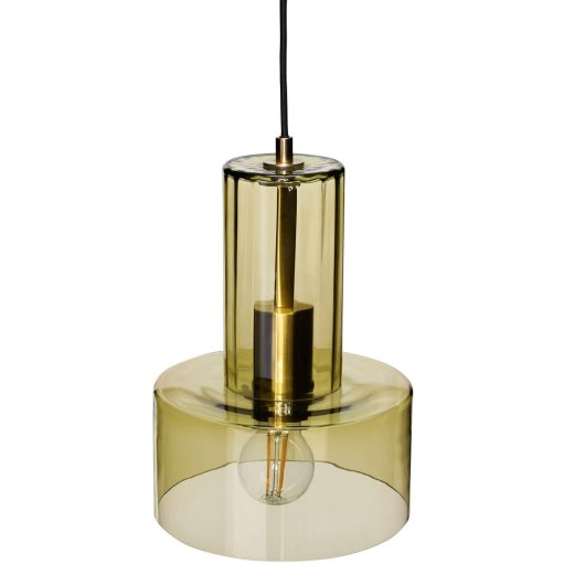 Suspension en verre vert ou marron — détail 5