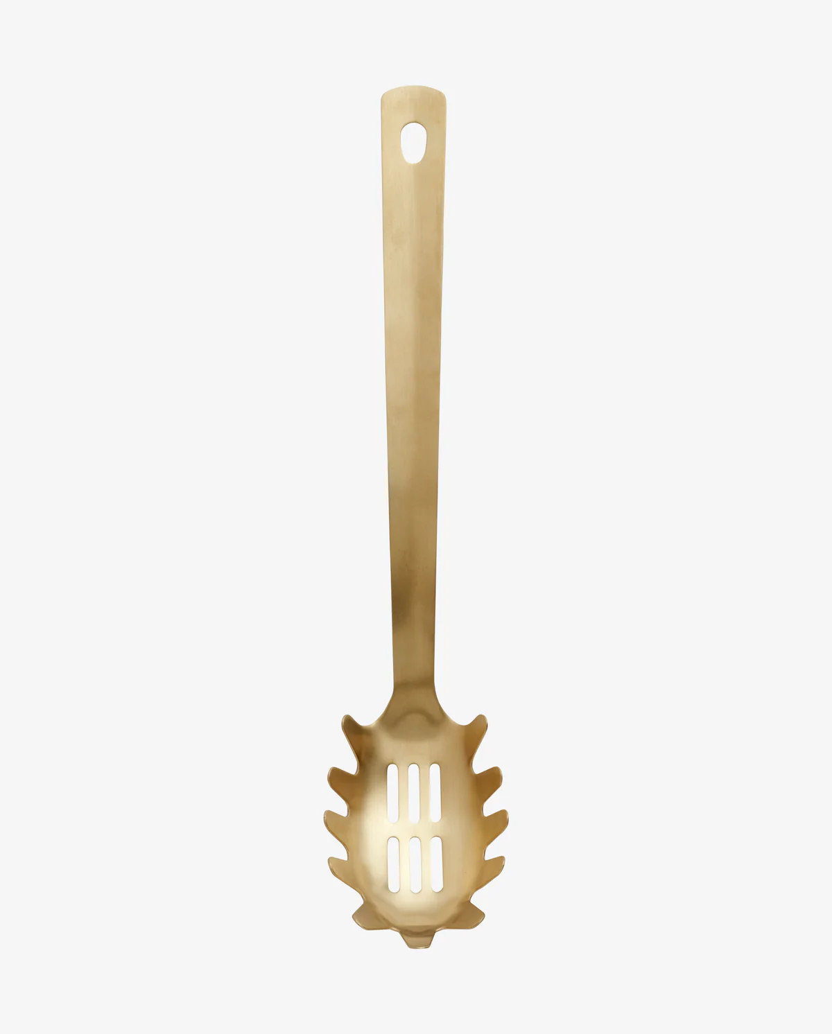 Cuillère à pâtes en or mat