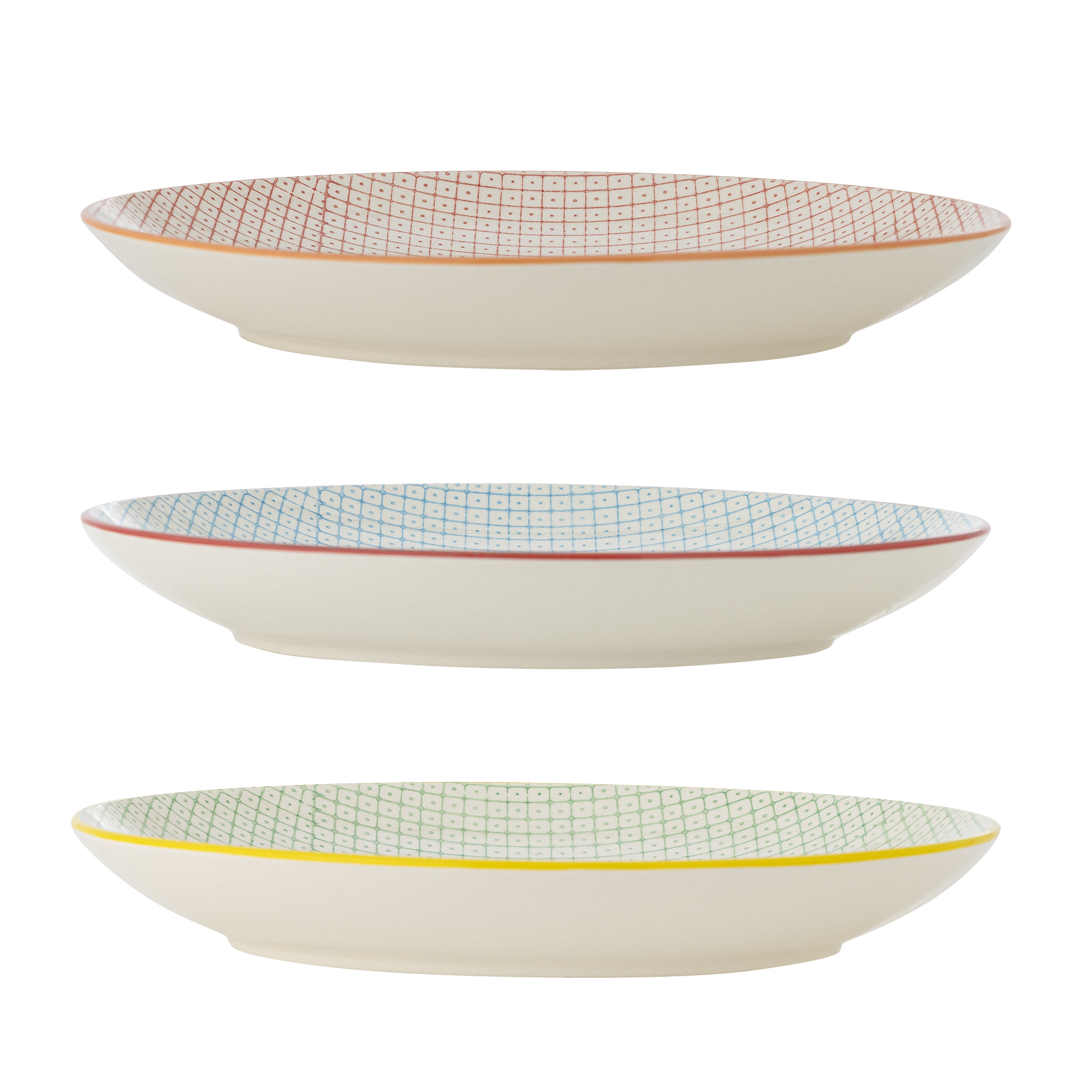 Assiette Carla en grès - Coloris multicolore — détail 3