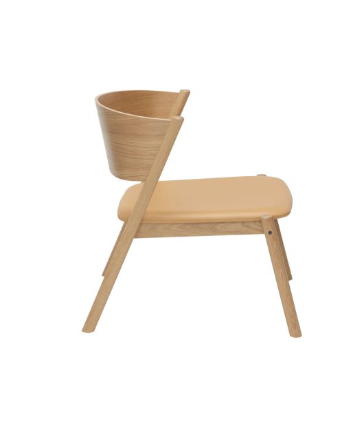 Fauteuil lounge en bois naturel — détail 4