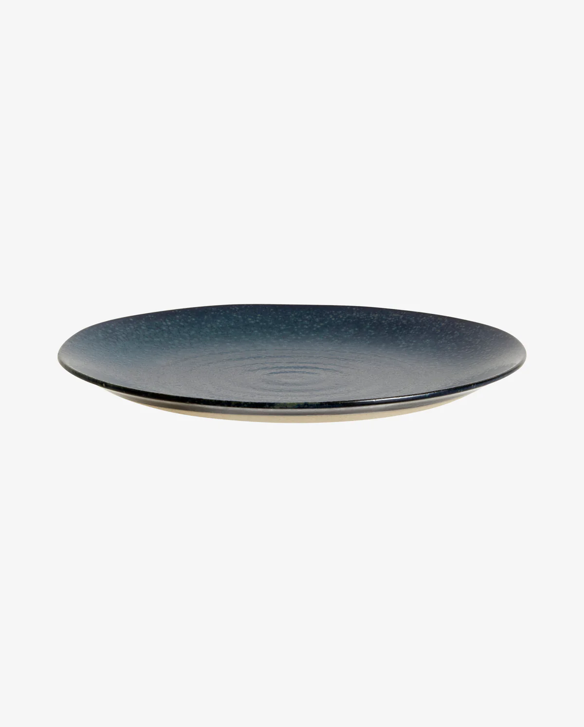 Lot de 4 assiettes en céramique bleu nuit