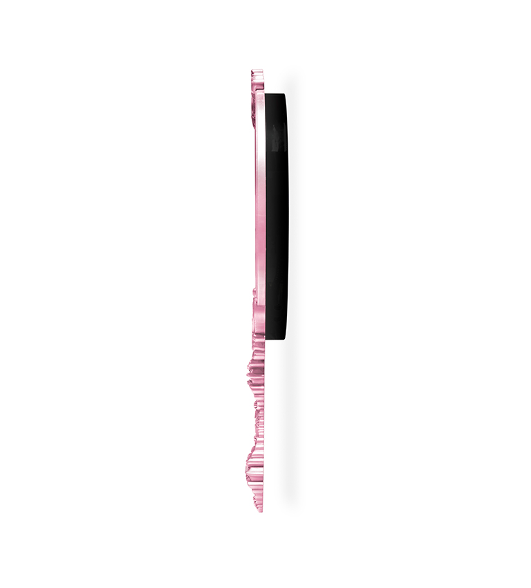Miroir téléviseur finition à la feuille d'argent rose — détail 3