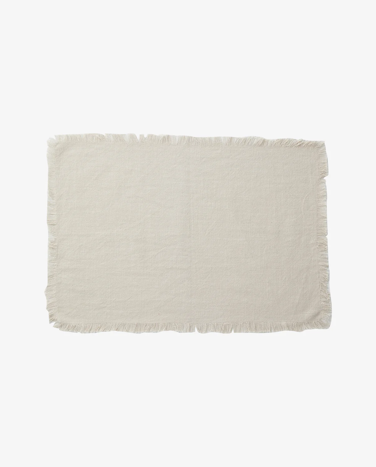 Set de table en tissu crème