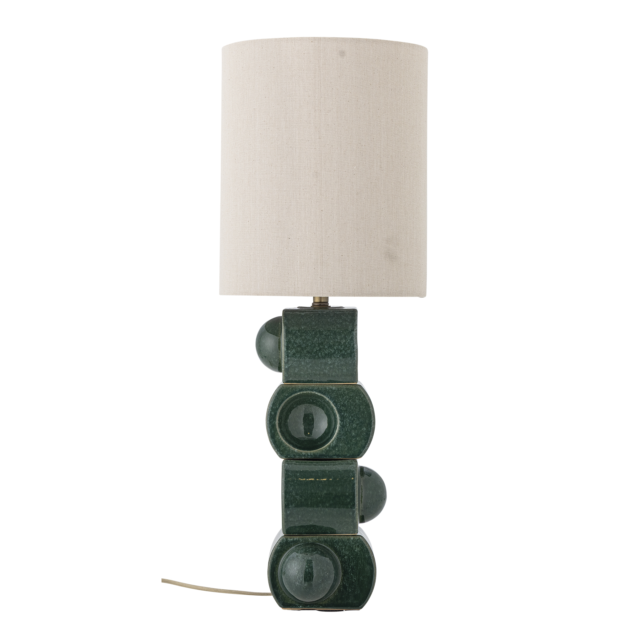 Lampe de table Lio en grès - Coloris noir — détail 3