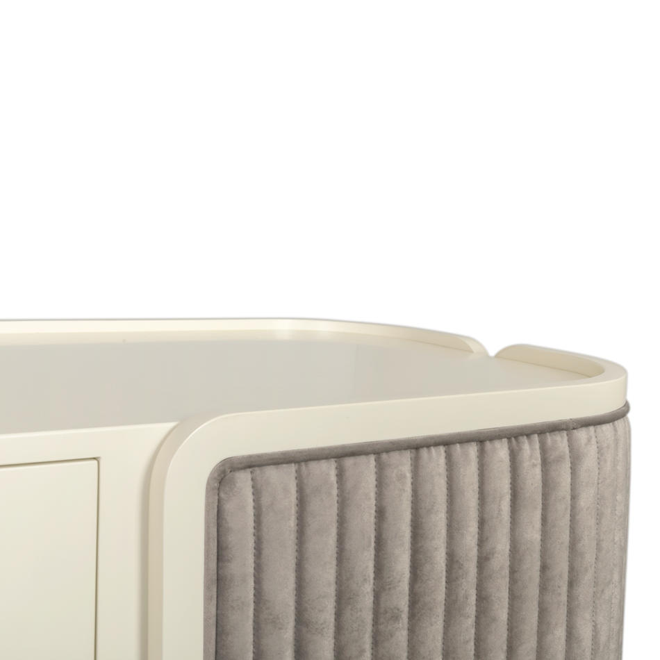 Buffet laqué blanc 6 tiroirs — détail 6