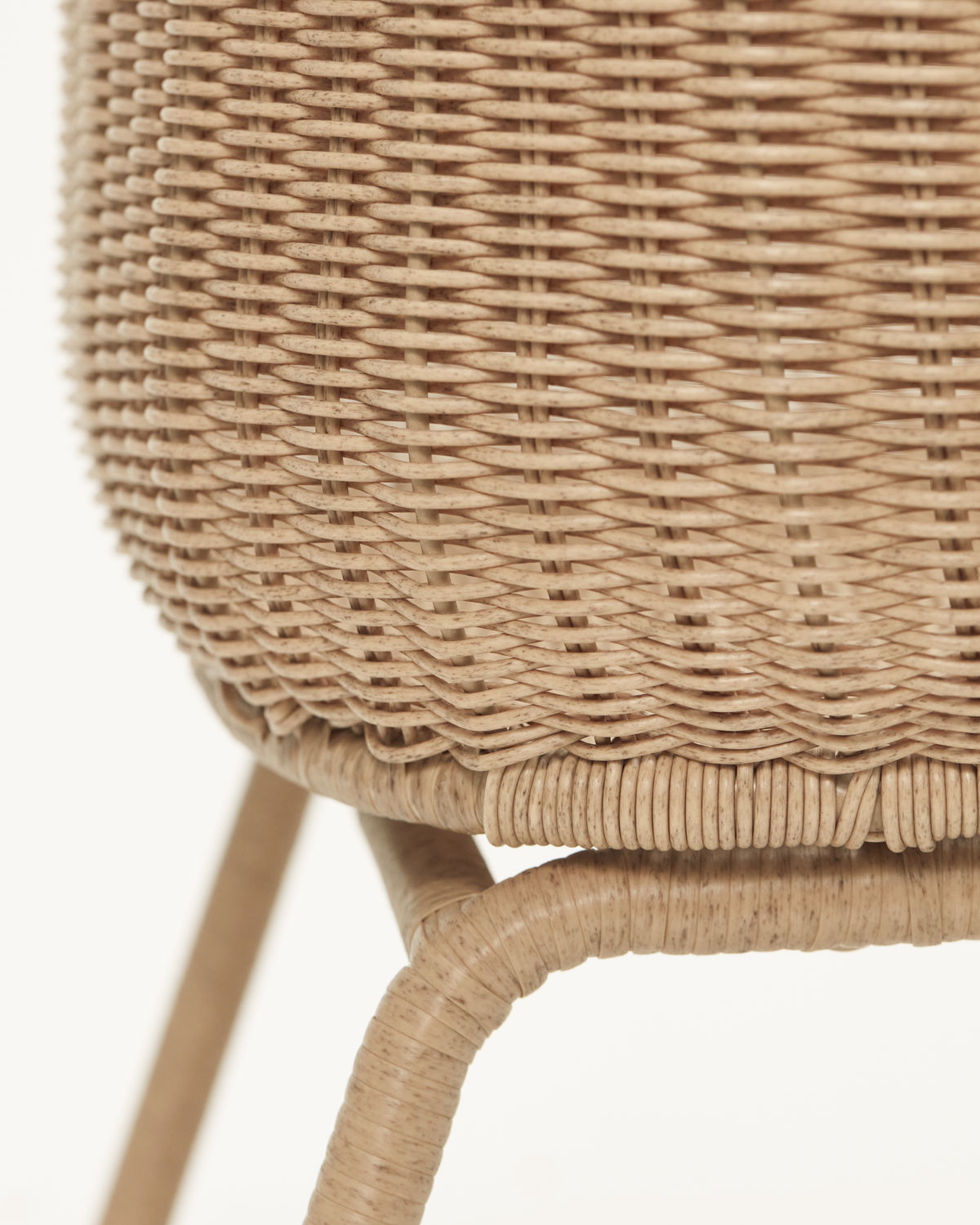 Fauteuil en osier naturel — détail 6