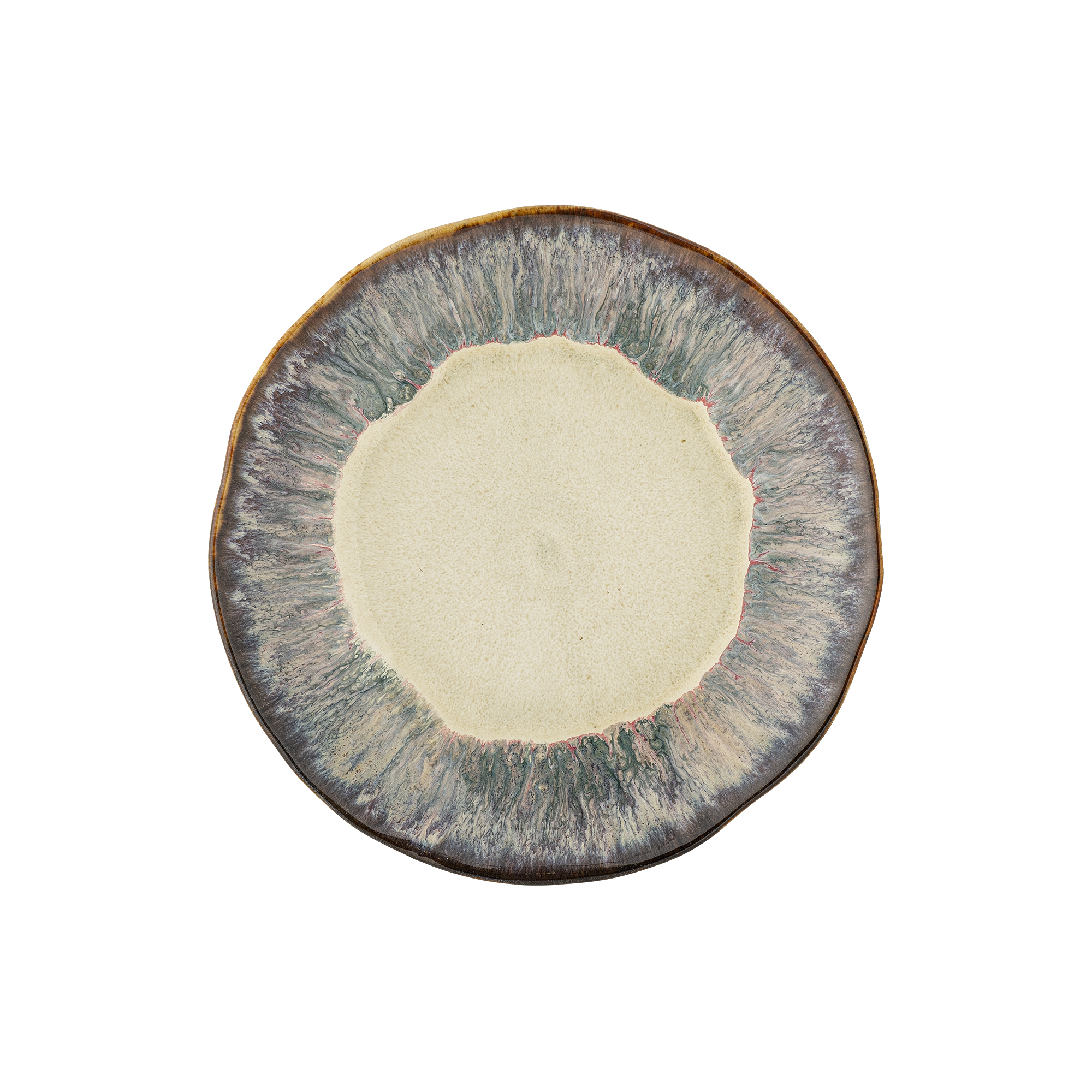 Assiette Imogen en grès - Coloris multicolore — détail 4