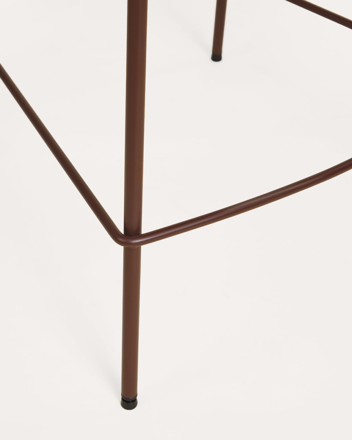 Tabouret haut 65 cm en tissu et métal Oisin - Plusieurs coloris — détail 4