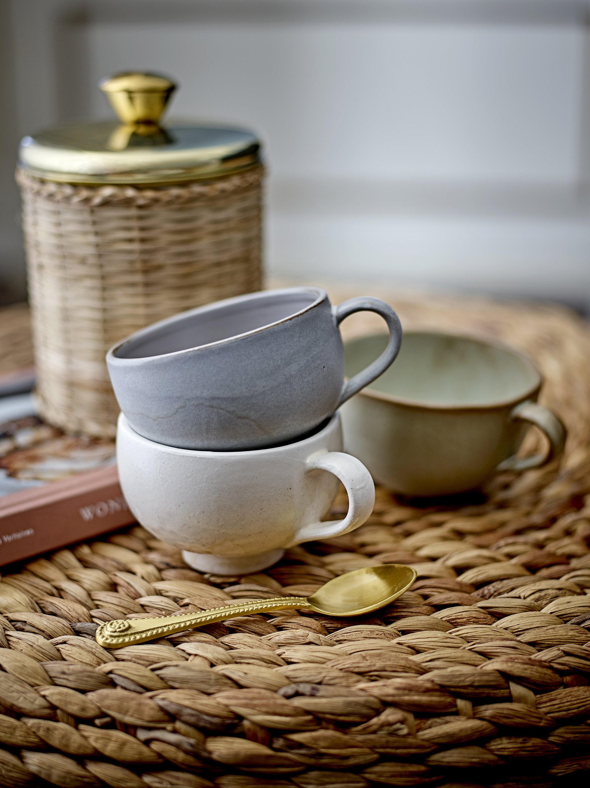 Cruche de rangement avec couvercle en acier inoxydable